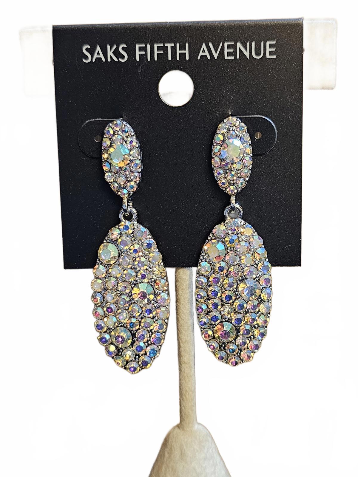 Saks Fifth Avenue Crystal Earrings