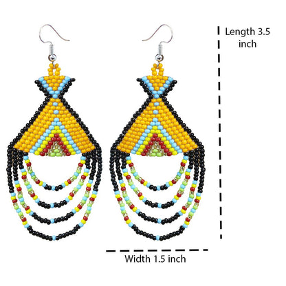 Native Style Seed Bead Earrings