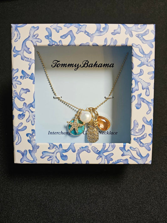 Tommy Bahama Interchange Necklace with Charms