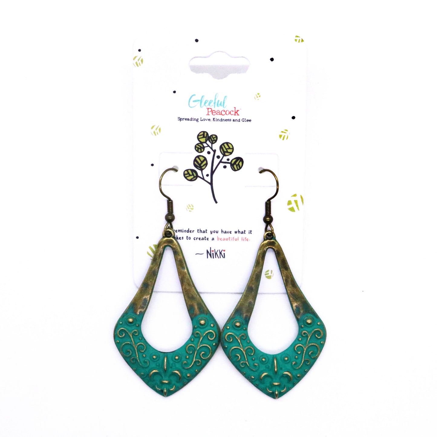 Fleur-de-lis Statement Earring