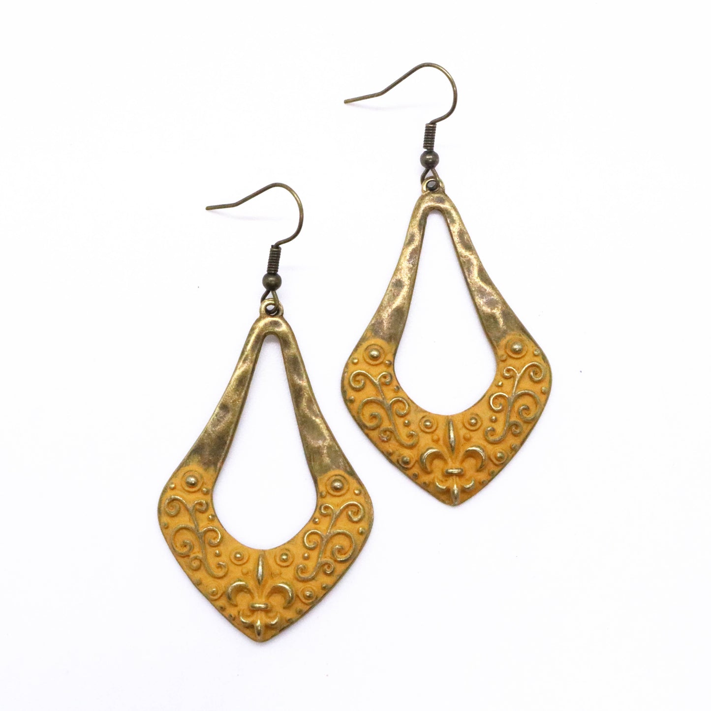 Fleur-de-lis Statement Earring