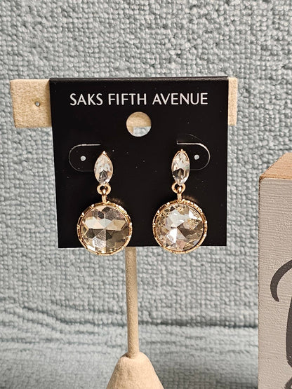 Saks Fifth Avenue Crystal Drop Earrings