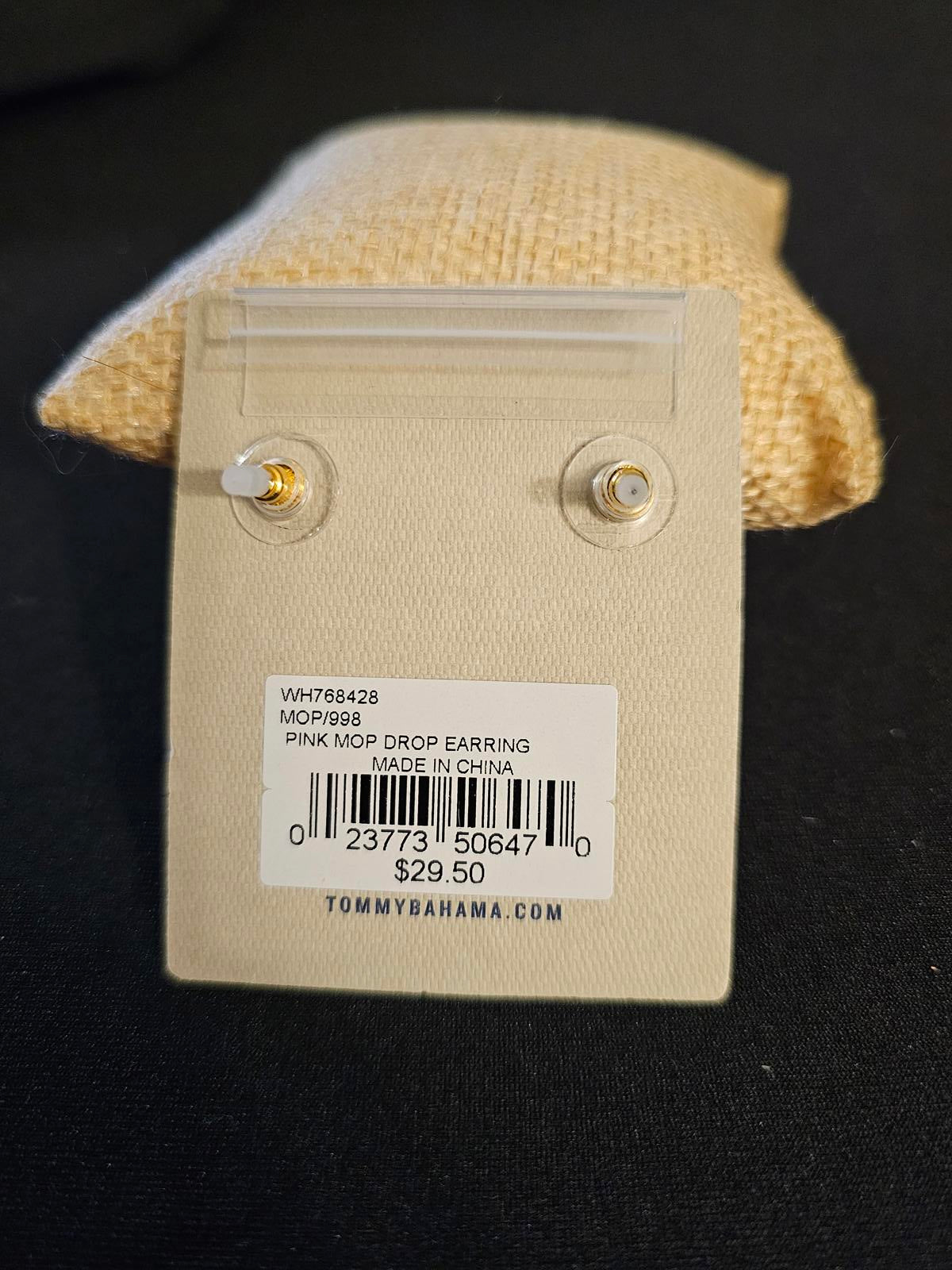 Tommy Bahama Pink MOP Drop Earrings