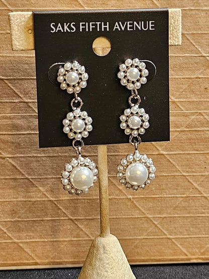Saks Fifth Avenue Pearl Drop Earrings