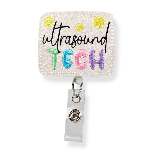 Lunar Rabbit Creations - Ultra Sound Tech Starry Badge Pal