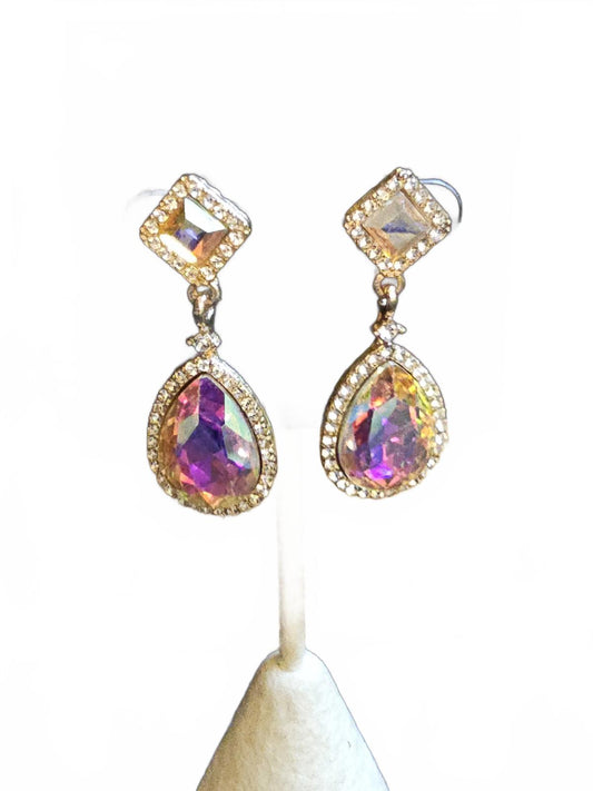 Elegant Multi-Colored Dangling Earrings