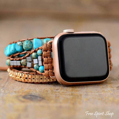 Turquoise Howlite Apple Watch Band