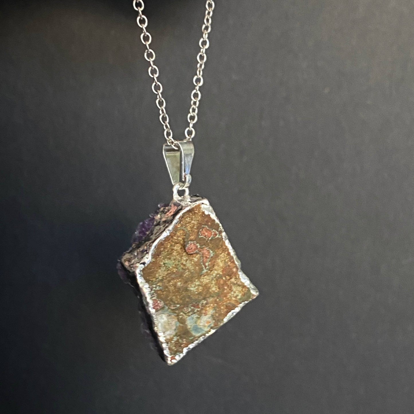 Amethyst Cluster Pendant