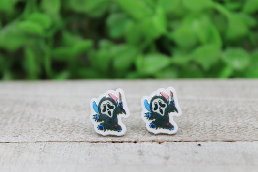 Hylidae Boutique - Scream Stitch Stud Earrings