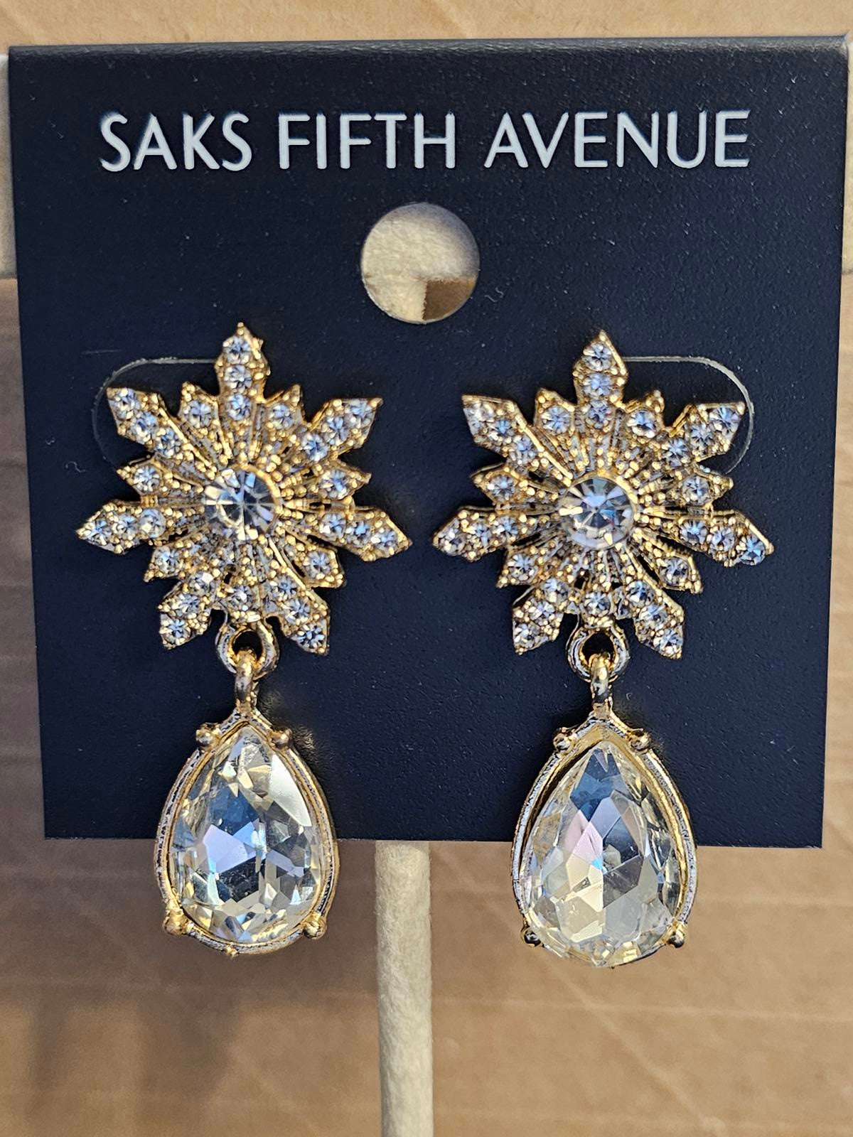 Elegant Crystal Drop Earrings - Saks Fifth Avenue