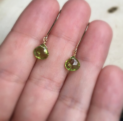 Lola Earrings - Peridot