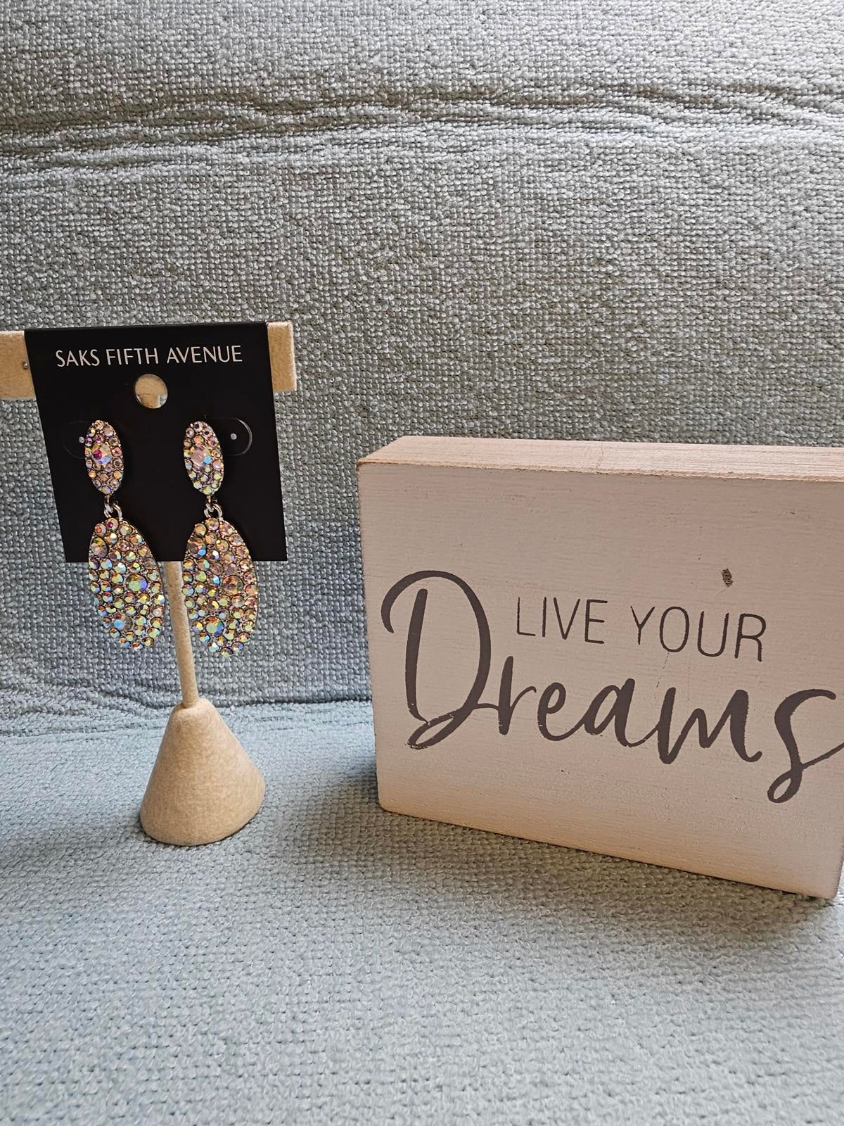 Saks Fifth Avenue Dazzling Crystal Earrings