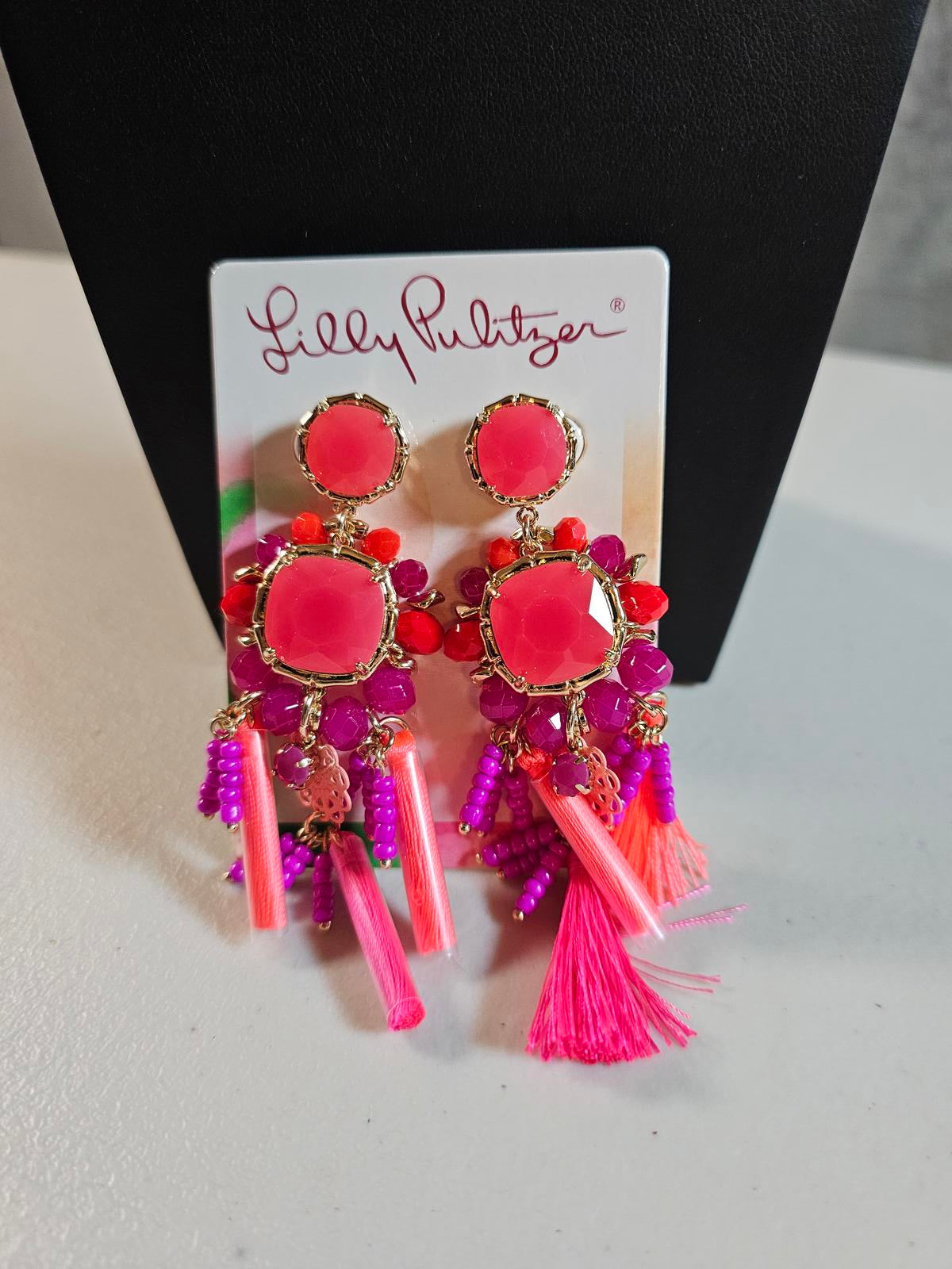 Lilly Pulitzer Vibrant Tassel Earrings