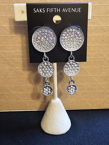 Saks Fifth Avenue Crystal Drop Earrings