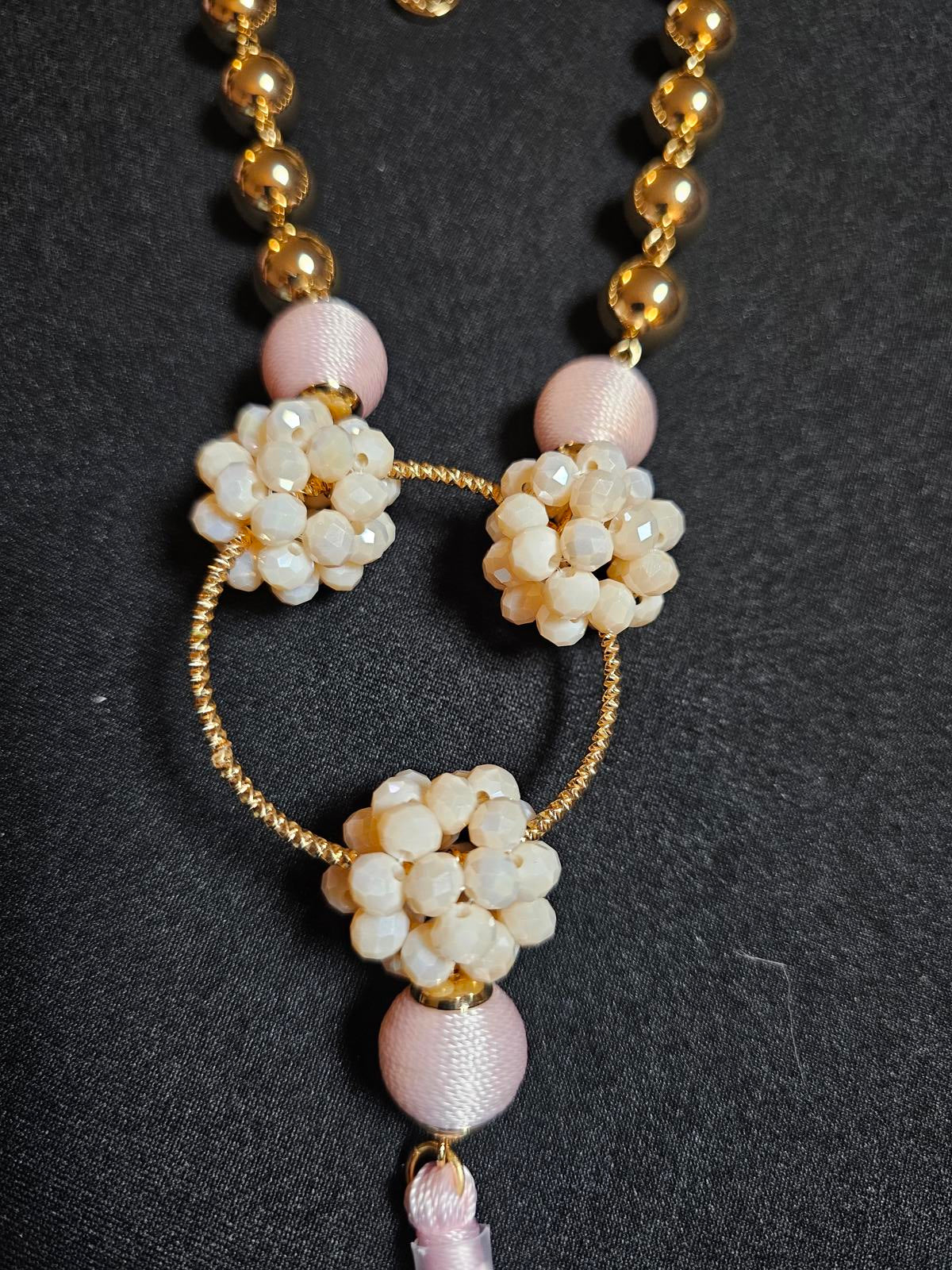Elegant Lilly Pulitzer Floral Statement Necklace