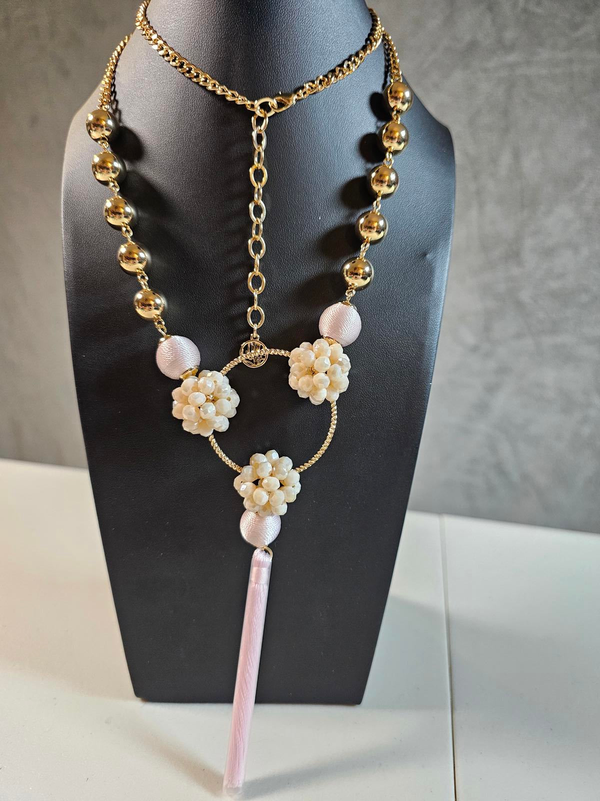 Lilly Pulitzer Flower Necklace & Earring Set
