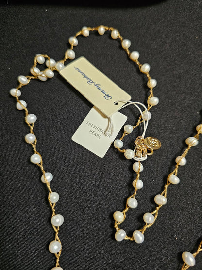 Tommy Bahama Freshwater Pearl Necklace with Starfish Pendant