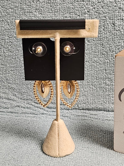 Saks Fifth Avenue Elegant Crystal Drop Earrings