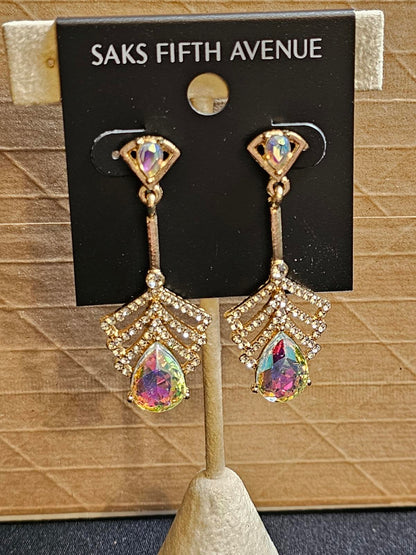 Elegant Saks Fifth Avenue Statement Earrings
