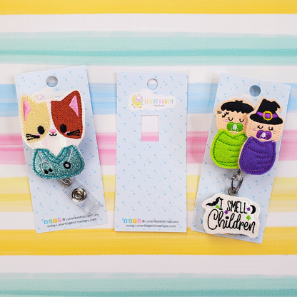 Lunar Rabbit Creations - Rainbow CNA Badge Pal