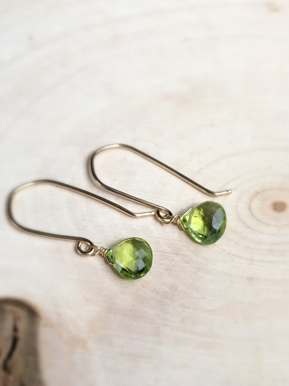 Lola Earrings - Peridot