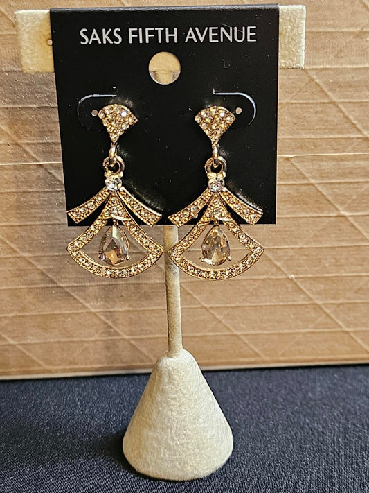 Elegant Saks Fifth Avenue Drop Earrings