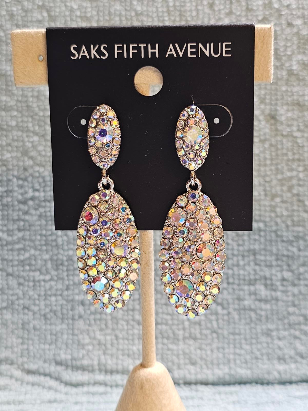 Saks Fifth Avenue Dazzling Crystal Earrings