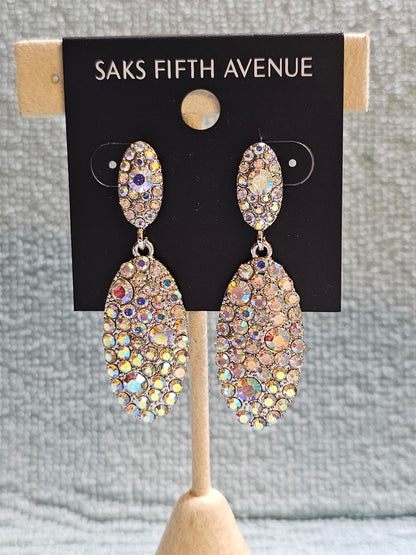 Saks Fifth Avenue Dazzling Crystal Earrings