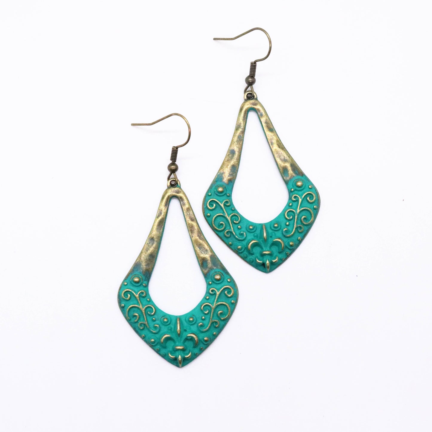 Fleur-de-lis Statement Earring