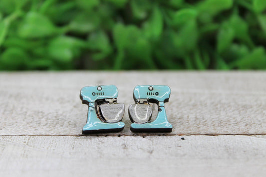 Hylidae Boutique - Kitchen Mixer • Wood Stud Earrings