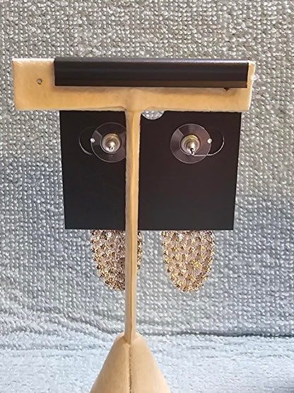 Stunning Saks Fifth Avenue Crystal Drop Earrings