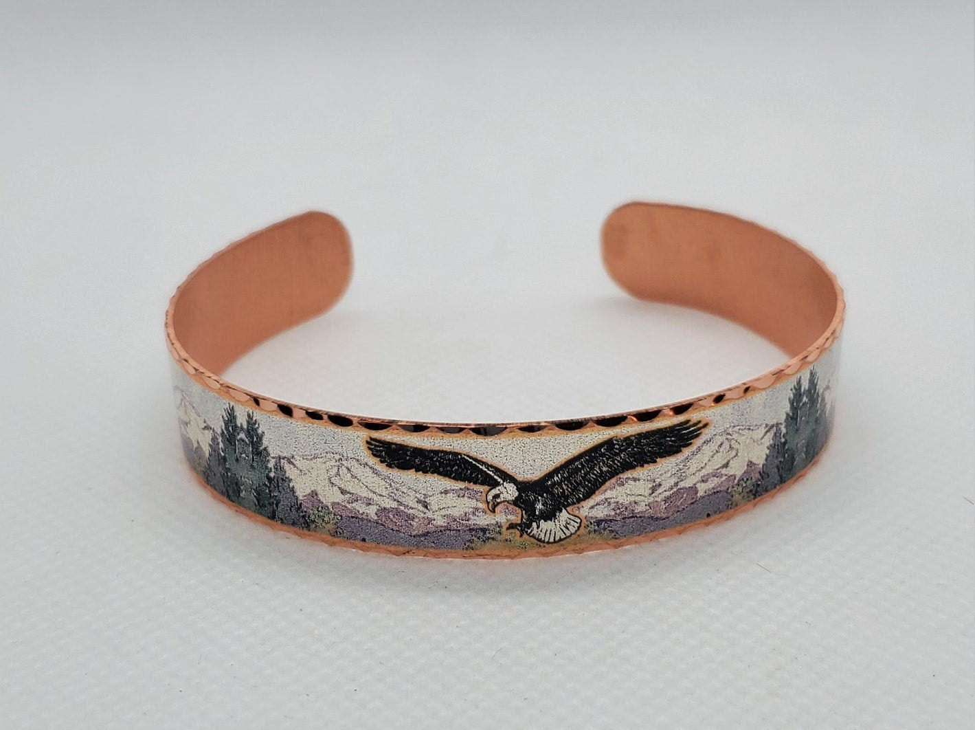 BR - American Eagle - Beautiful adjustable COPPER cuff bracelet.