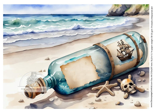 A4 Message in a Bottle