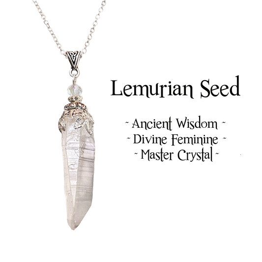 Lemurian Seed Pendant, Ancient Wisdom, Divine Feminine