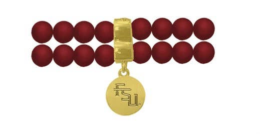 FLORIDA STATE SEMINOLES ELENA BEADED BRACELET