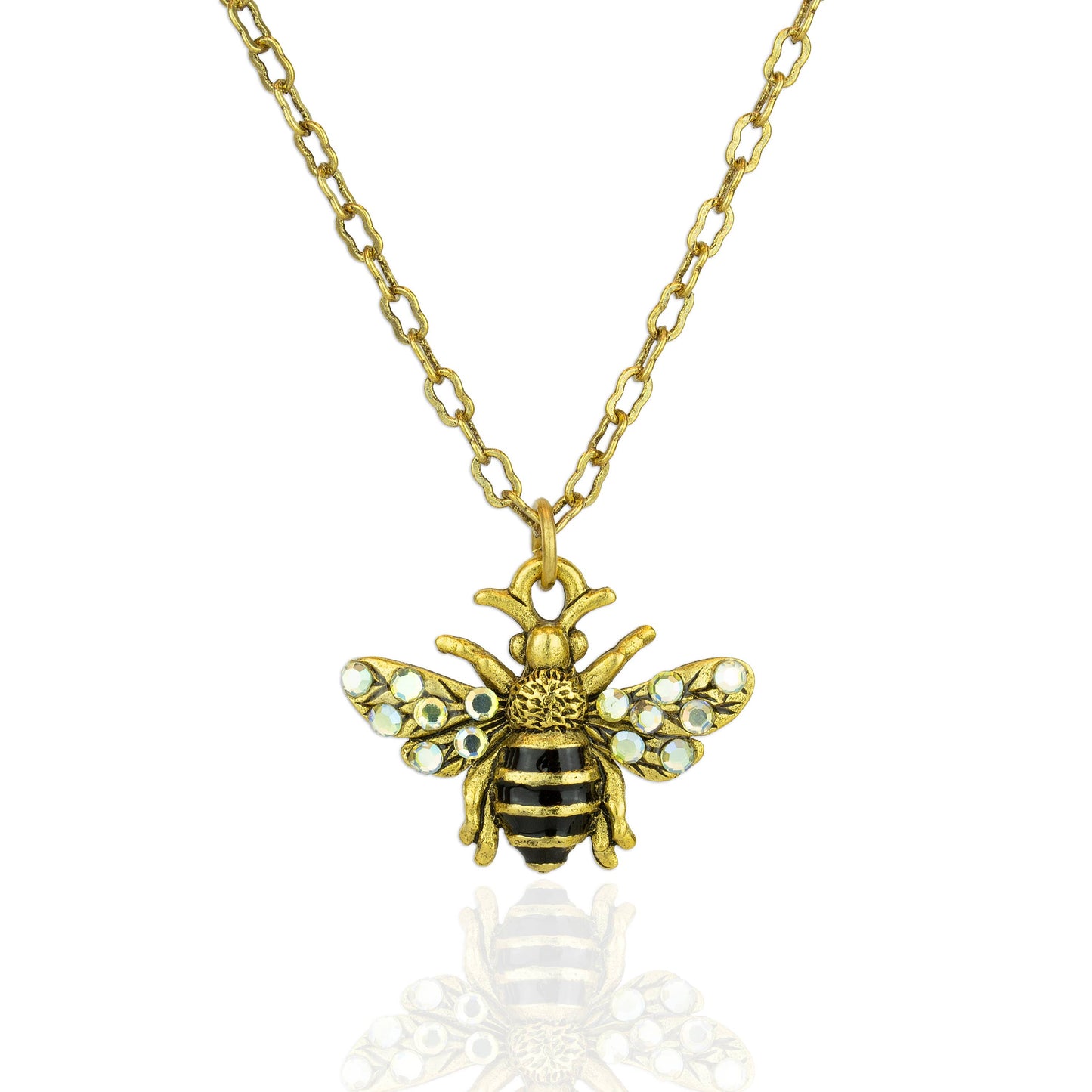 Hive Queen Crystal Bee Crystal Pendant