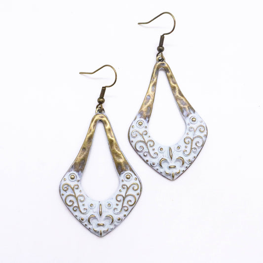 Fleur-de-lis Statement Earring