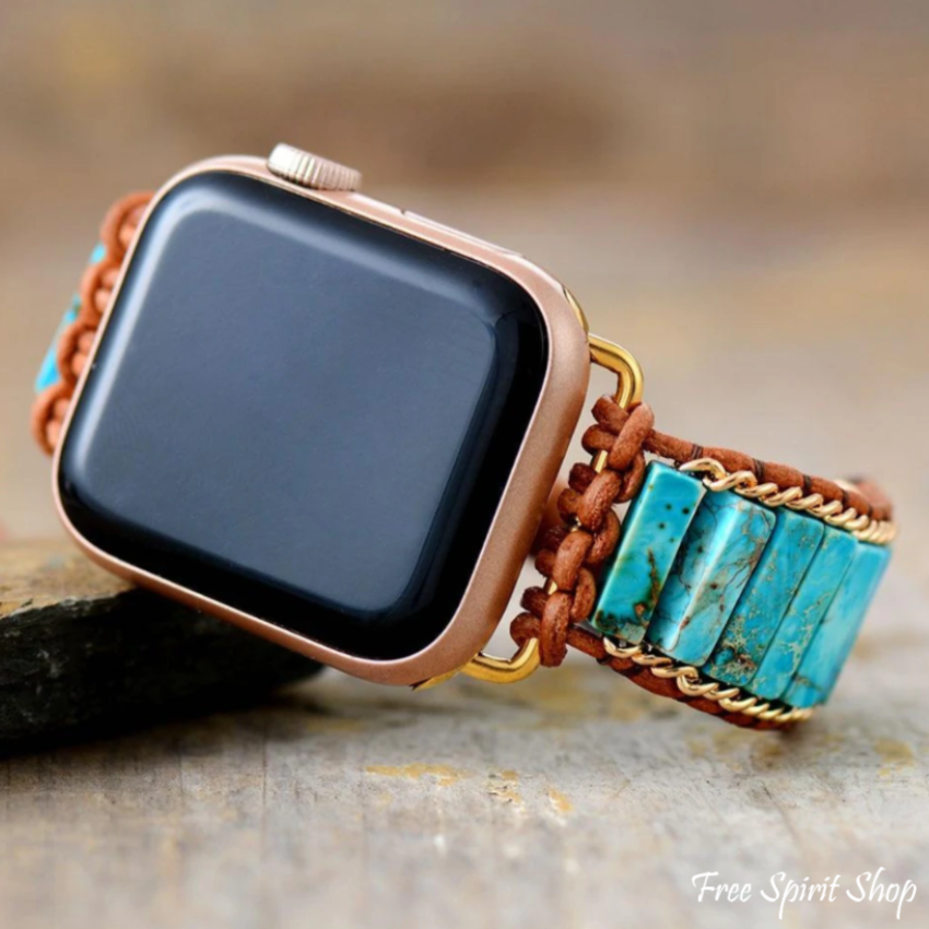 Turquoise Jasper Apple Watch Band