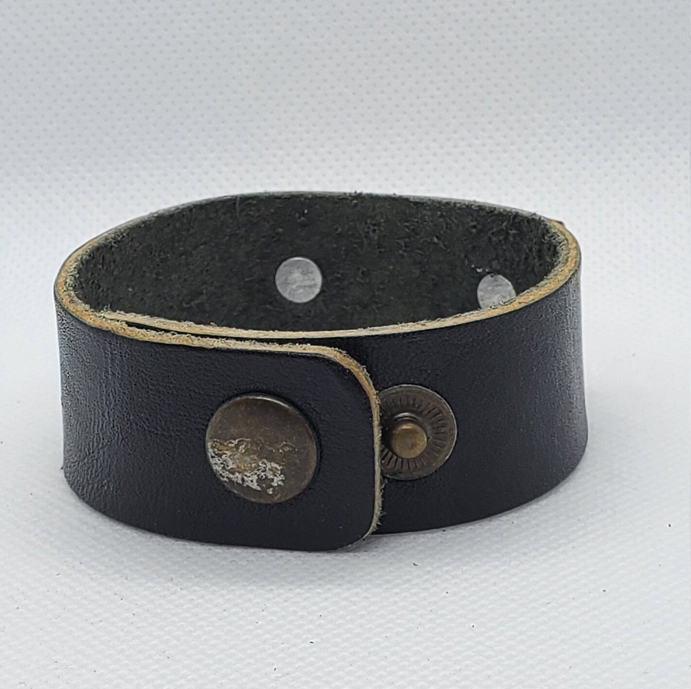 B - Dolphins- Beautiful adjustable COPPER leather bracelet.