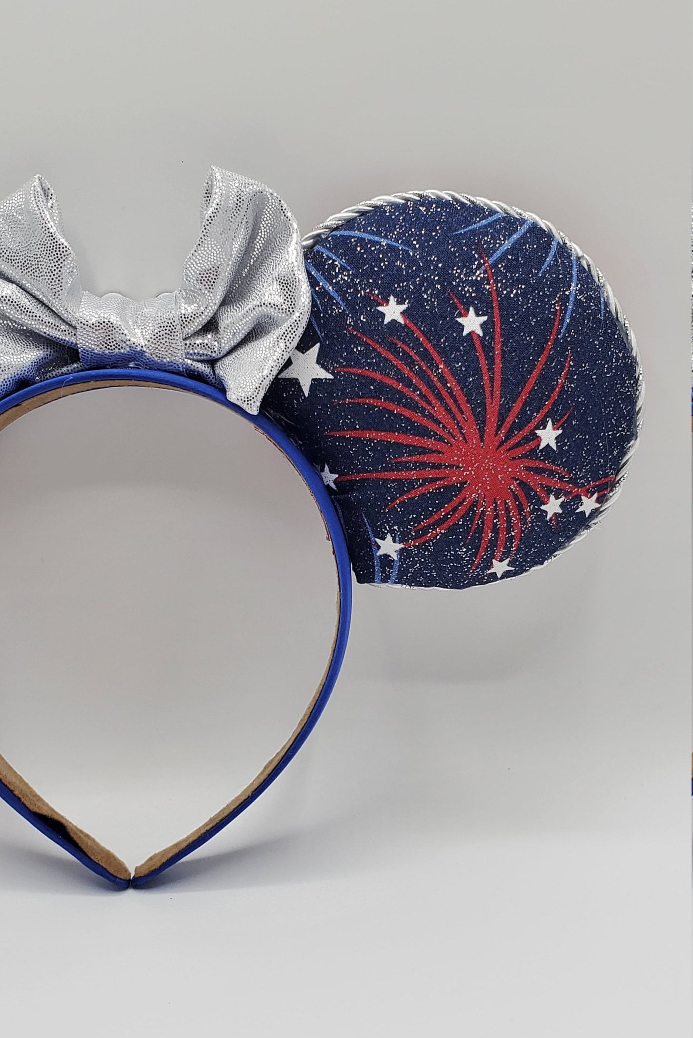 Fourth of July Pup Celebration Inspired Minnie Mouse Ears - Reversible