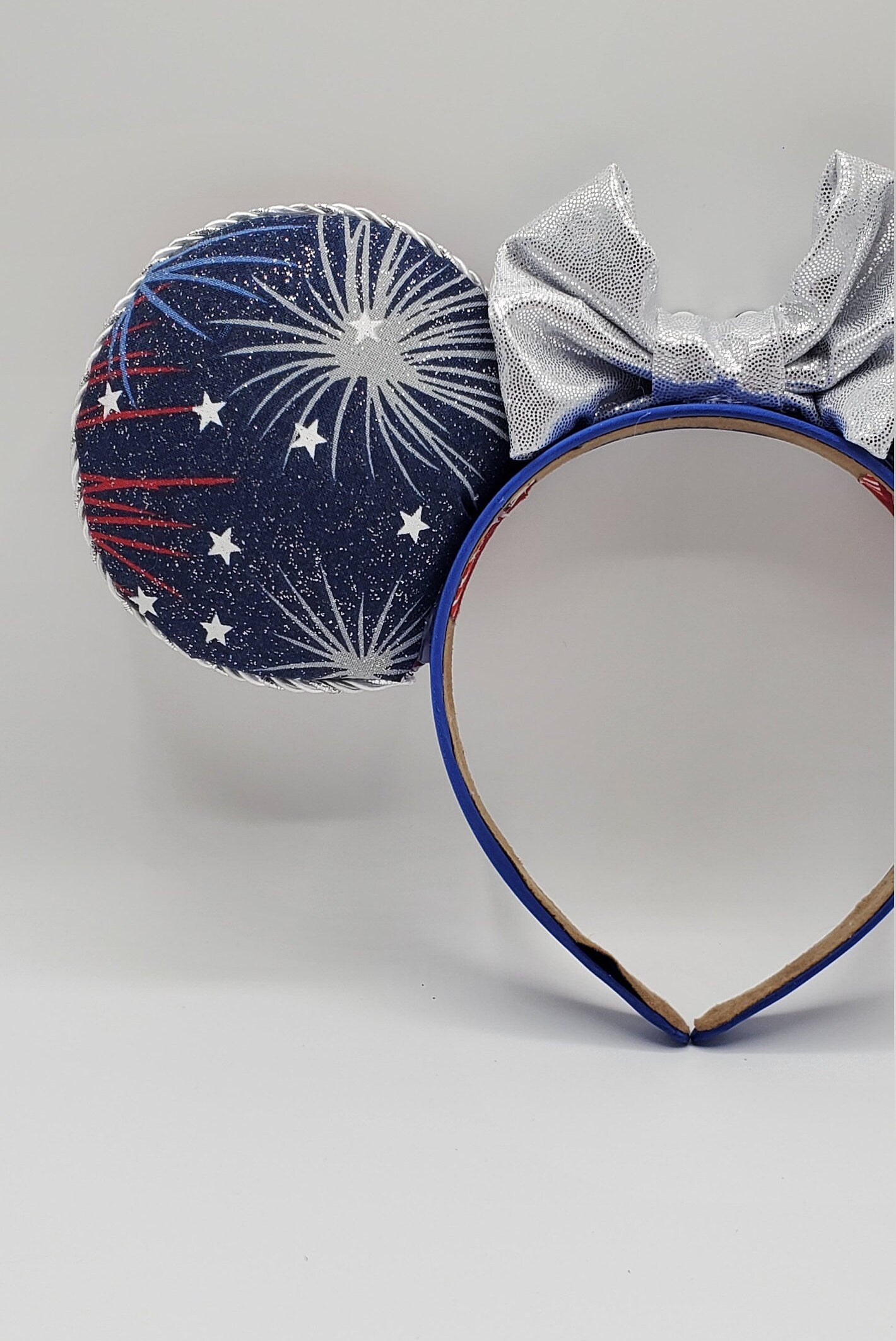 Fourth of July Pup Celebration Inspired Minnie Mouse Ears - Reversible
