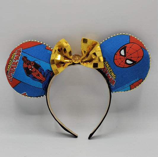 Spiderman Inspired Minnie/Mickey Mouse Ears