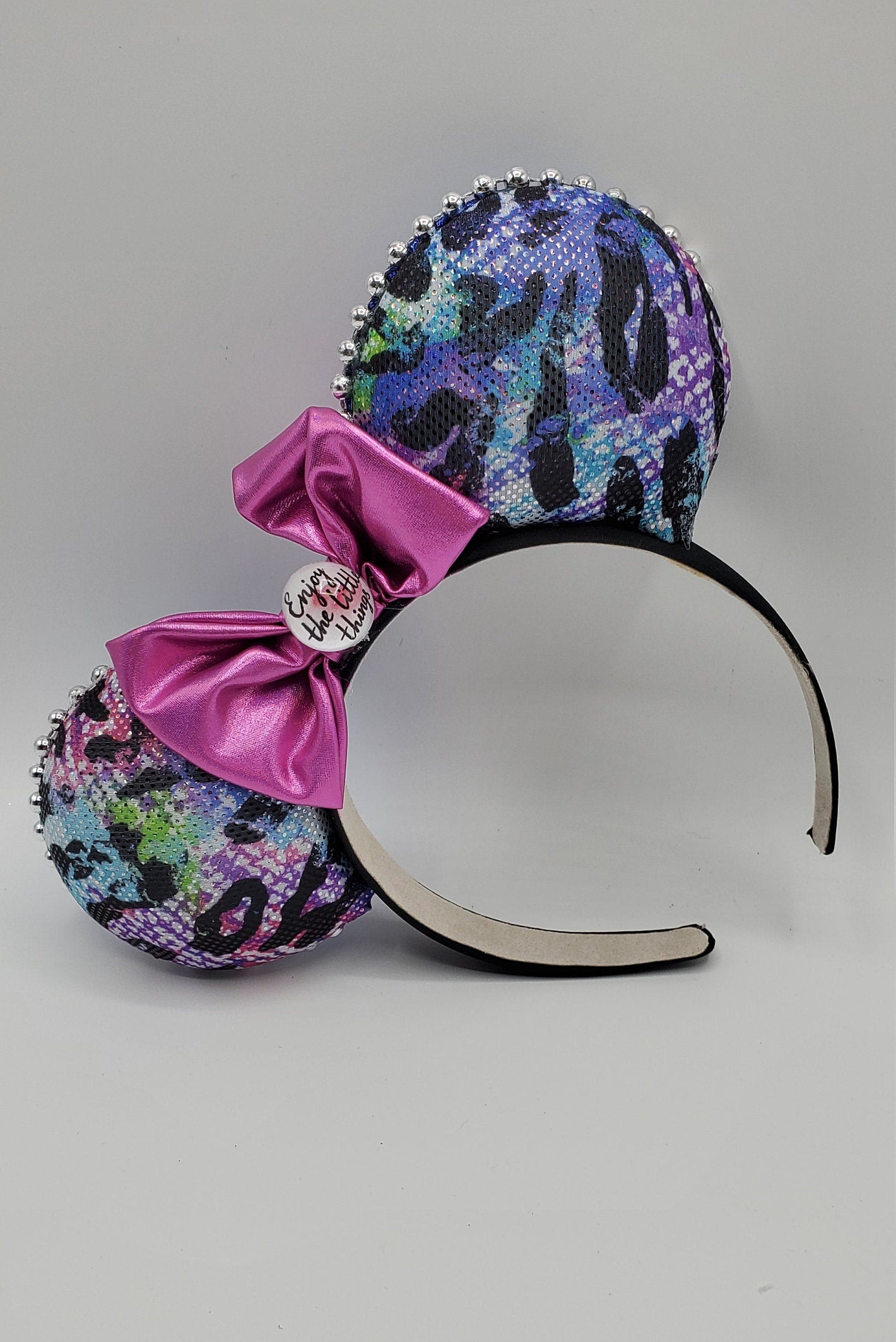 Colorful Spotted Leopard Minnie Mouse Ears