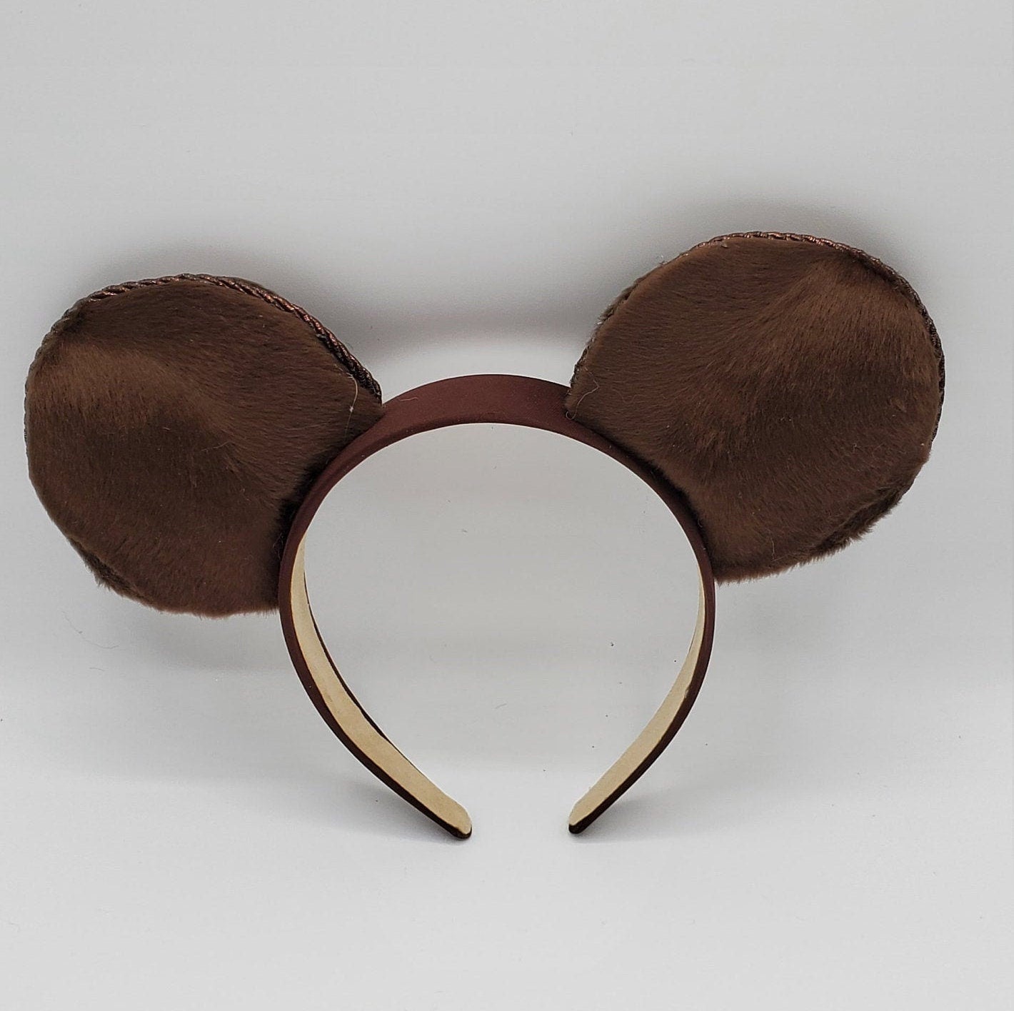 Fuzzy Brown Bear Inspired Mickey Mouse Ears