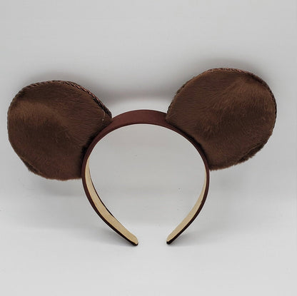 Fuzzy Brown Bear Inspired Mickey Mouse Ears