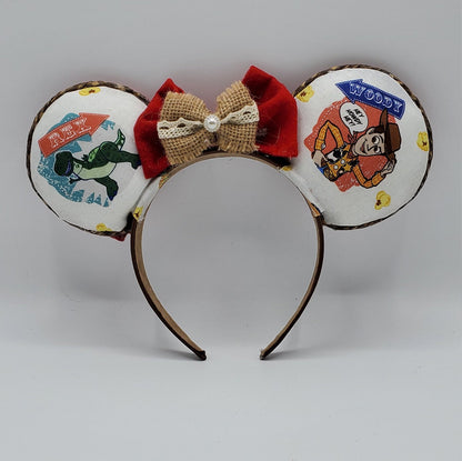 Toy Story Woody and Rex Inspired Minnie Mouse Ears