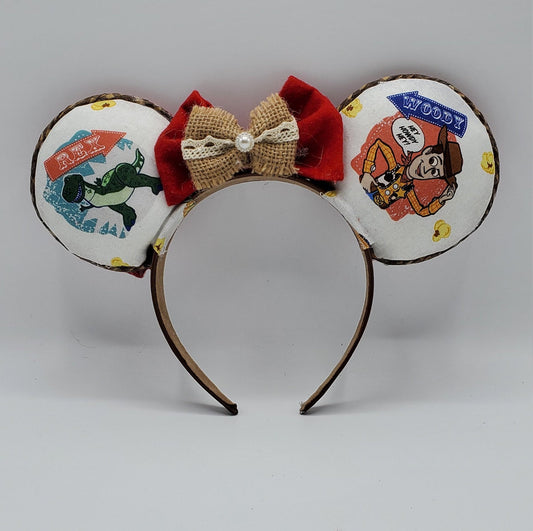 Toy Story Woody and Rex Inspired Minnie Mouse Ears