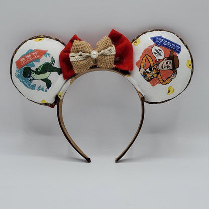Toy Story Woody and Rex Inspired Minnie Mouse Ears