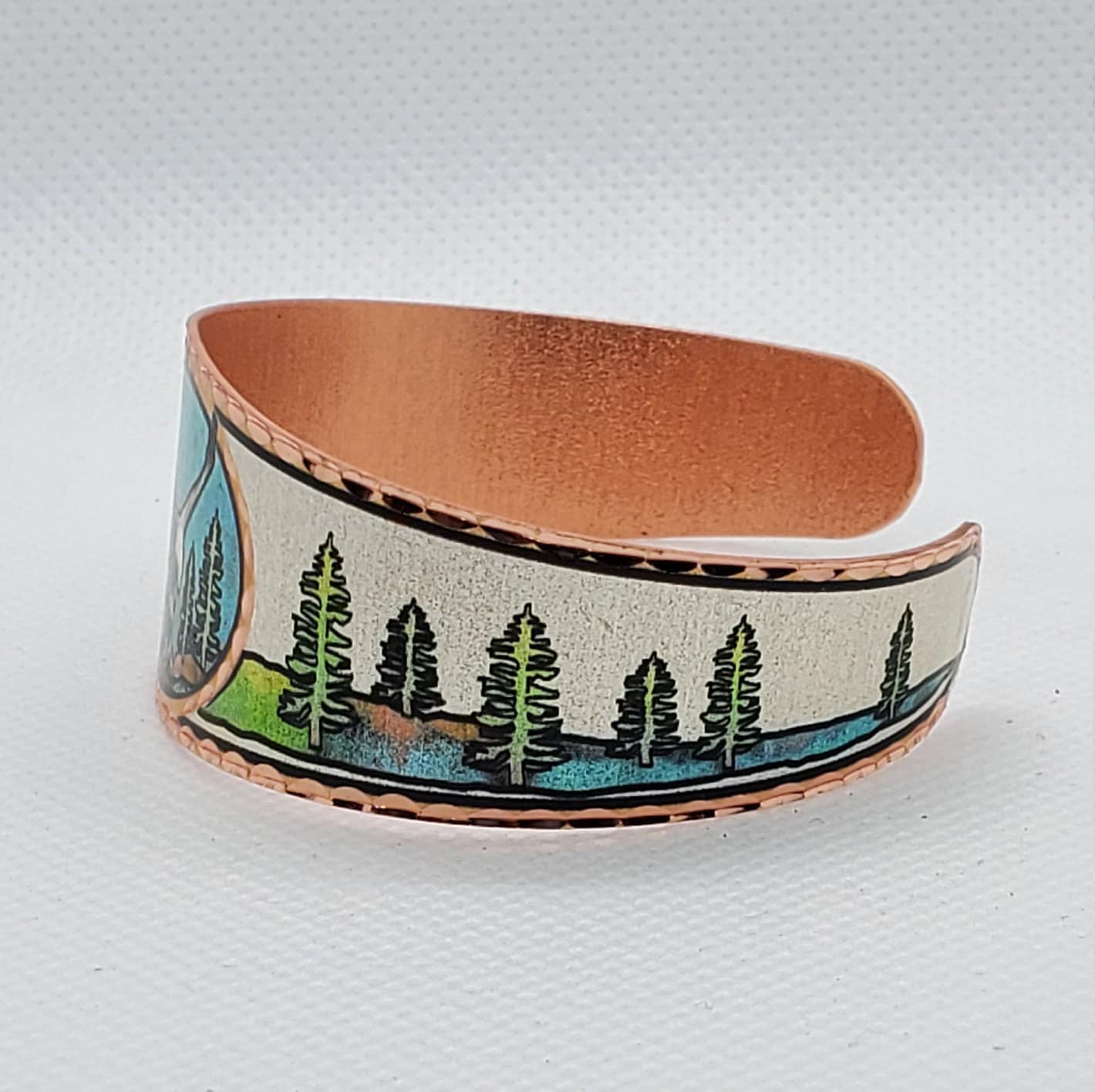 BR - Eagle - Beautiful adjustable COPPER cuff bracelet.