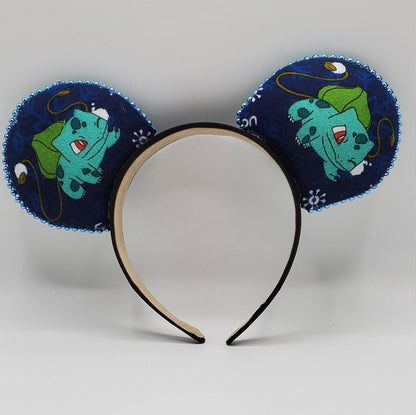 Pokemon Bulbasaur Inspired Minnie Mouse Ears